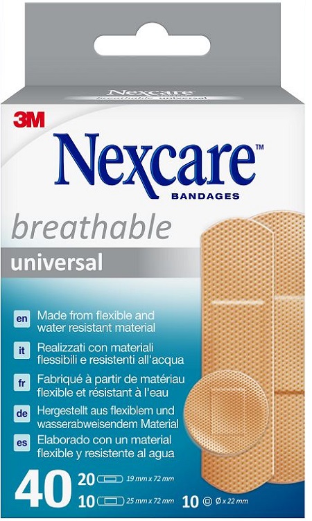 CEROTTO PREPARATO NEXCARE UNIVERSAL ASSORTITI 20 CEROTTO 19X72MM + 10 CEROTTO 25X72MM + 10 CEROTTO TONDI 22,5MM - Farmacia Murachelli Di Putelli dr. Giovanni