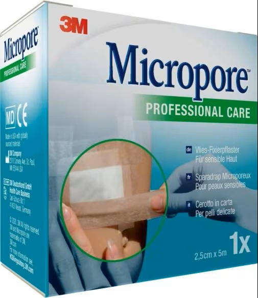 CEROTTO IN CARTA MICROPORE SURGICAL TAPE TAN M5X25MM - Farmacia Murachelli Di Putelli dr. Giovanni
