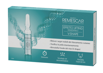 REMESCAR EFFETTO LIFTING ISTANTANEO V-SHAPE 5 FIALE X 2 ML - Farmacia Murachelli Di Putelli dr. Giovanni