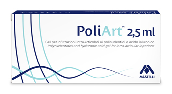 SIRINGA INTRA-ARTICOLARE PRERIEMPITA POLIART 2,5ML POLINUCLEOTIDI 10MG/ML E ACIDO IALURONICO 10MG/ML 2,5 ML - Farmacia Murachelli Di Putelli dr. Giovanni