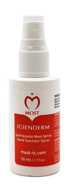 MOST GEL IGIENIZZANTE MANI SPRAY 50 ML - Farmacia Murachelli Di Putelli dr. Giovanni