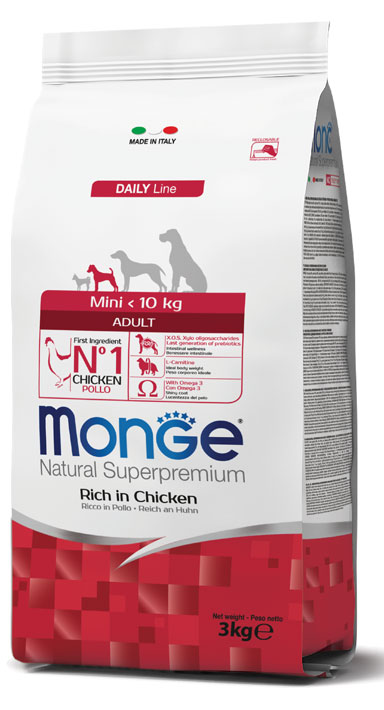 MONGE DOG MINI ADULT 3 KG - Farmacia Murachelli Di Putelli dr. Giovanni