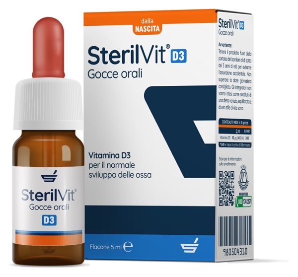 STERILVIT D3 GOCCE 5 ML - Farmacia Murachelli Di Putelli dr. Giovanni