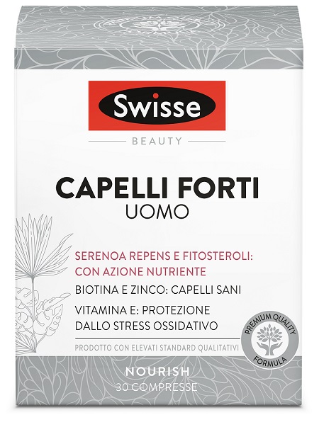 SWISSE CAPELLI FORTI UOMO 30 COMPRESSE - Farmacia Murachelli Di Putelli dr. Giovanni