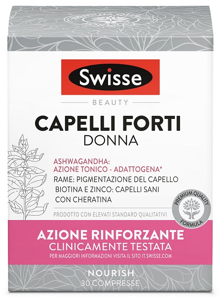SWISSE CAPELLI FORTI DONNA 30 COMPRESSE - Farmacia Murachelli Di Putelli dr. Giovanni