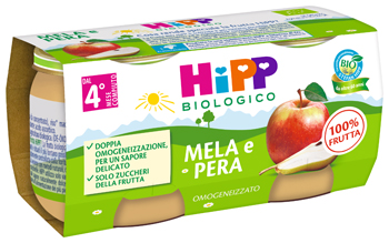 HIPP OMOGENEIZZATO MELA/PERA 2 X 80 G - Farmacia Murachelli Di Putelli dr. Giovanni