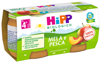 HIPP BIO OMOGENEIZZATO MELA/PESCA 2 X 80 G - Farmacia Murachelli Di Putelli dr. Giovanni