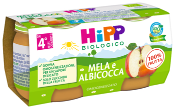 HIPP BIO OMOGENEIZZATO ALBICOCCA/MELA 2X80 G - Farmacia Murachelli Di Putelli dr. Giovanni