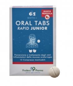 GSE ORAL TABS RAPID JUNIOR FRAGOLA 12 COMPRESSE - Farmacia Murachelli Di Putelli dr. Giovanni