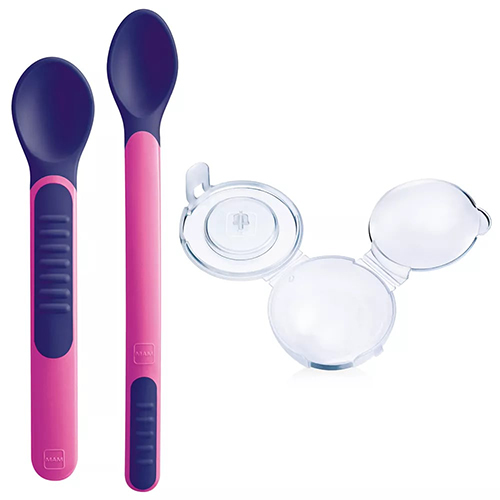 MAM HEAT SENSITIVE SPOONS & COVER 6+ FEMMINA - Farmacia Murachelli Di Putelli dr. Giovanni