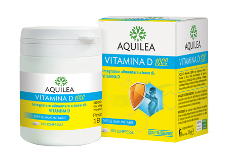 AQUILEA VITAMINA D 1000 100 COMPRESSE - Farmacia Murachelli Di Putelli dr. Giovanni
