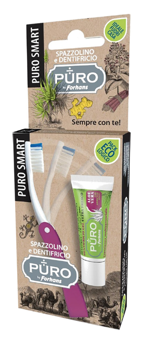PURO SMART SPAZZOLINO + DENTIFRICIO PURO ALOE 12 ML - Farmacia Murachelli Di Putelli dr. Giovanni