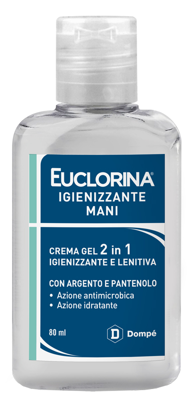 EUCLORINA IGIENIZZANTE MANI CREMA GEL 80 ML - Farmacia Murachelli Di Putelli dr. Giovanni