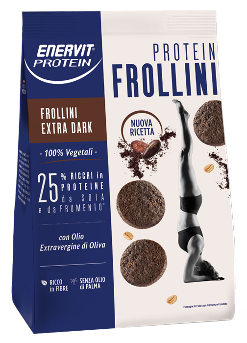 ENERVIT PROTEIN FROLLINI EXTRA DARK 200 G - Farmacia Murachelli Di Putelli dr. Giovanni