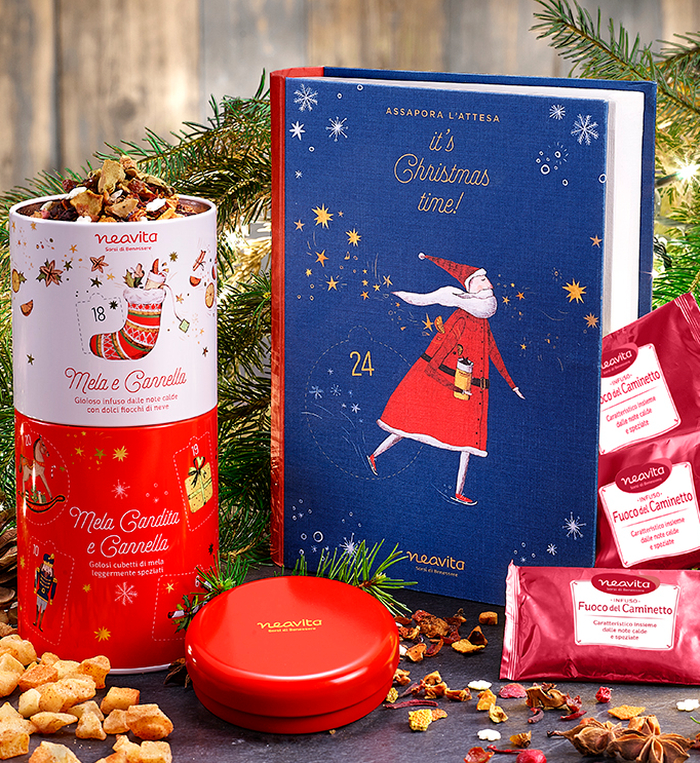 NEAVITA 12 TISANE IN FILTROSCRIGNO ASSORTITE NEL LIBRO DI NATALE 12 BUSTINE - Farmacia Murachelli Di Putelli dr. Giovanni