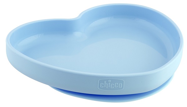 CHICCO PIATTO CUORE VENTOSA SILICONE BLU - Farmacia Murachelli Di Putelli dr. Giovanni