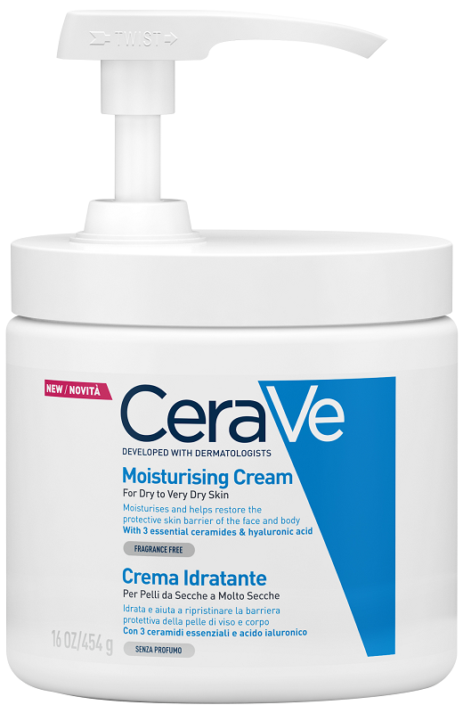 CERAVE CREMA IDRATANTE PER PELLI DA SECCHE A MOLTO SECCHE 454 G PUMP - Farmacia Murachelli Di Putelli dr. Giovanni