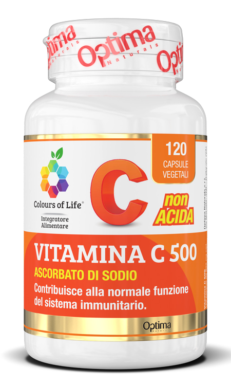 COLOURS OF LIFE VITAMINA C 500 120 CAPSULE VEGETALI 900 MG - Farmacia Murachelli Di Putelli dr. Giovanni