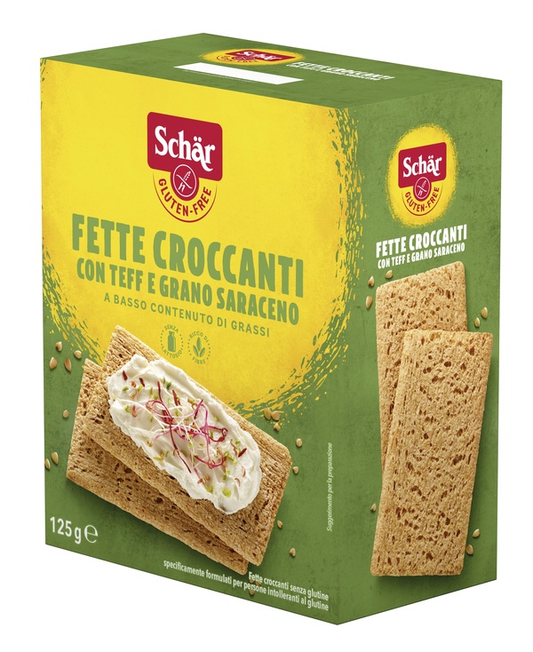 SCHAR FETTE CROCCANTI CON TEFF E GRANO SARACENO SENZA LATTOSIO 125 G - Farmacia Murachelli Di Putelli dr. Giovanni