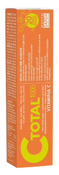 C TOTAL 1000 VITAMINA C 20 COMPRESSE EFFERVESCENTI - Farmacia Murachelli Di Putelli dr. Giovanni