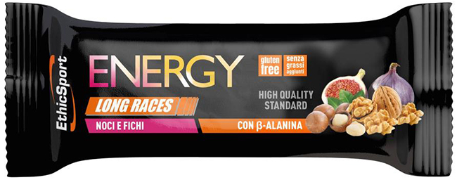 ETHICSPORT ENERGY LONG RACES BARRETTA ENERGETICA CON BETA-ALANINA NOCI E FICHI 40 G - Farmacia Murachelli Di Putelli dr. Giovanni