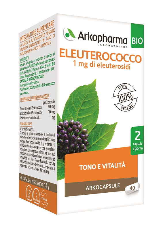 ARKOCAPS ELEUTEROCOCCO BIO 40 CAPSULE - Farmacia Murachelli Di Putelli dr. Giovanni