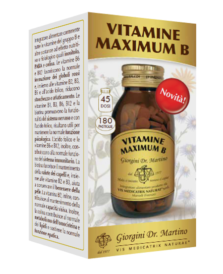 VITAMINE MAXIMUM B 180 PASTIGLIE - Farmacia Murachelli Di Putelli dr. Giovanni