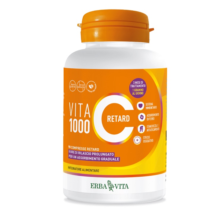 VITA C 1000 RETARD 90 COMPRESSE - Farmacia Murachelli Di Putelli dr. Giovanni