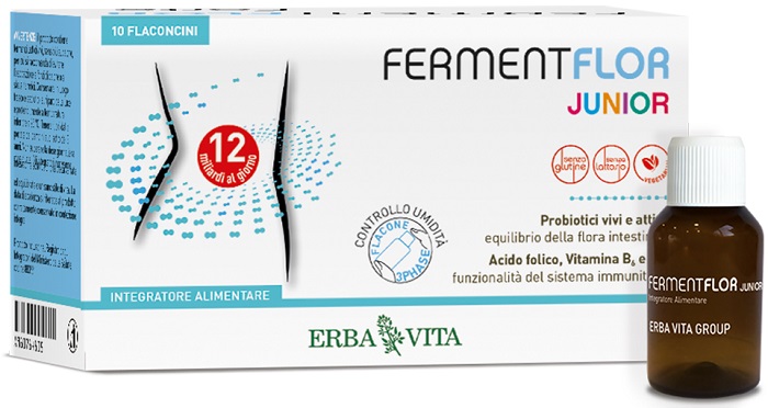 FERMENTFLOR JUNIOR 10 FLACONCINI - Farmacia Murachelli Di Putelli dr. Giovanni