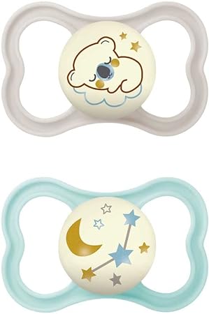 MAM AIR NIGHT SUCCHIETTO 16+ MESI SILICONE NEUTRO 2 PEZZI - Farmacia Murachelli Di Putelli dr. Giovanni