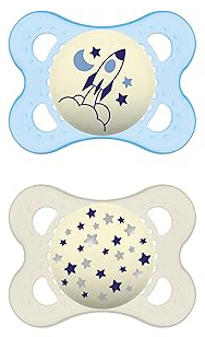 MAM SUCCHIETTO ORIGINAL NIGHT 2-6 MESI SILICONE MASCHIO 2 PEZZI - Farmacia Murachelli Di Putelli dr. Giovanni