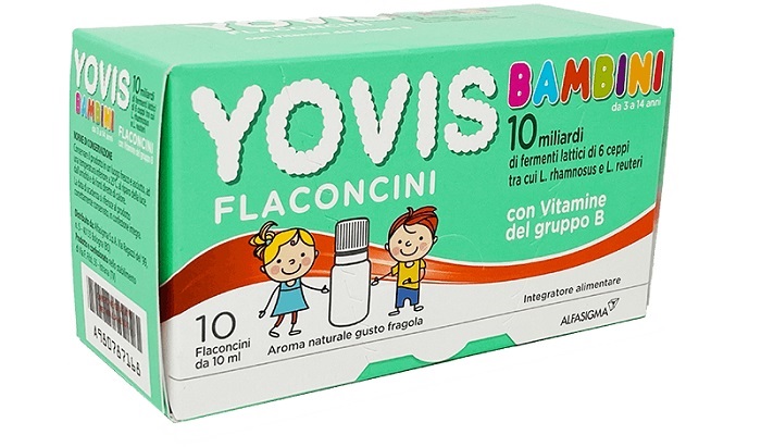 YOVIS BAMBINI FRAGOLA 10 FLACONCINI DA 10 ML - Farmacia Murachelli Di Putelli dr. Giovanni