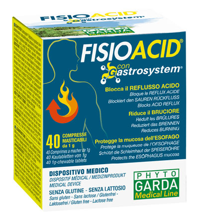 FISIOACID 40 COMPRESSE MASTICABILI - Farmacia Murachelli Di Putelli dr. Giovanni