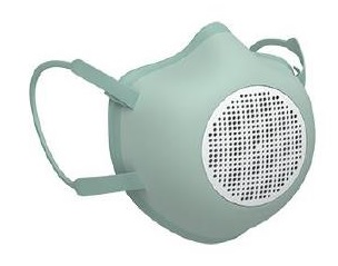 GUZZINI ECO MASK SET MASCHERINA + 4 FILTRI MULTISTRATO VERDE - Farmacia Murachelli Di Putelli dr. Giovanni