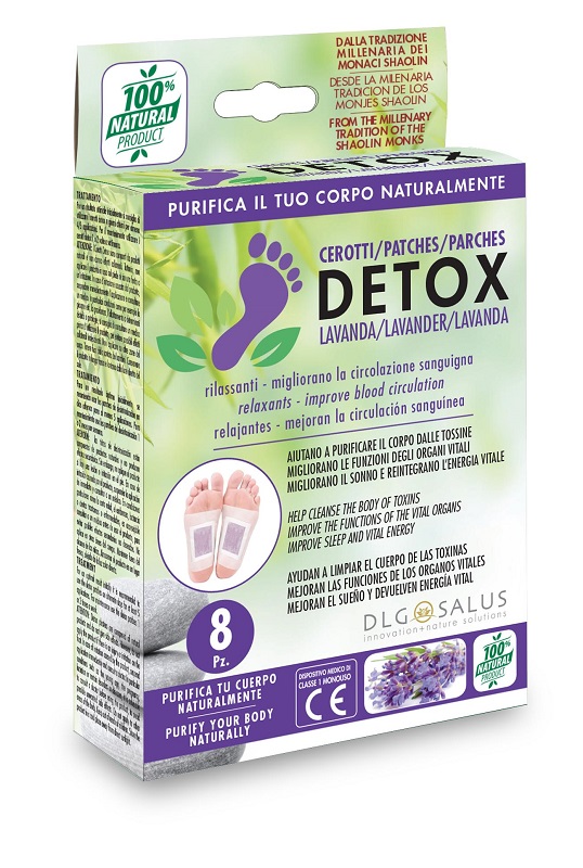 CEROTTI DETOX PIEDI LAVANDA 8 PEZZI - Farmacia Murachelli Di Putelli dr. Giovanni