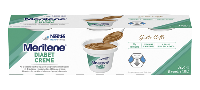 MERITENE DIABET CREME CAFFE' 3 X 125 G - Farmacia Murachelli Di Putelli dr. Giovanni