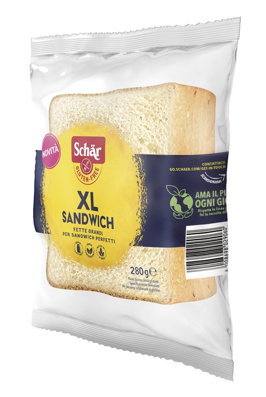SCHAR XL SANDWICH PANE BIANCO SENZA LATTOSIO 280 G - Farmacia Murachelli Di Putelli dr. Giovanni