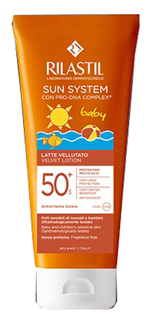 RILASTIL SUN PPT SPF 50+ BABY LATTE VELLUTO 200 ML - Farmacia Murachelli Di Putelli dr. Giovanni