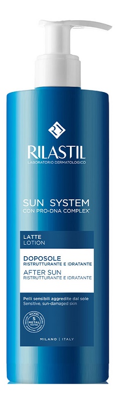 RILASTIL SUN SYSTEM LATTE DOPOSOLE RISTRUTTURANTE E IDRATANTE 400 ML - Farmacia Murachelli Di Putelli dr. Giovanni