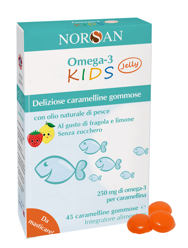 NORSAN OMEGA 3 KIDS 45 CARAMELLINE GOMMOSE - Farmacia Murachelli Di Putelli dr. Giovanni
