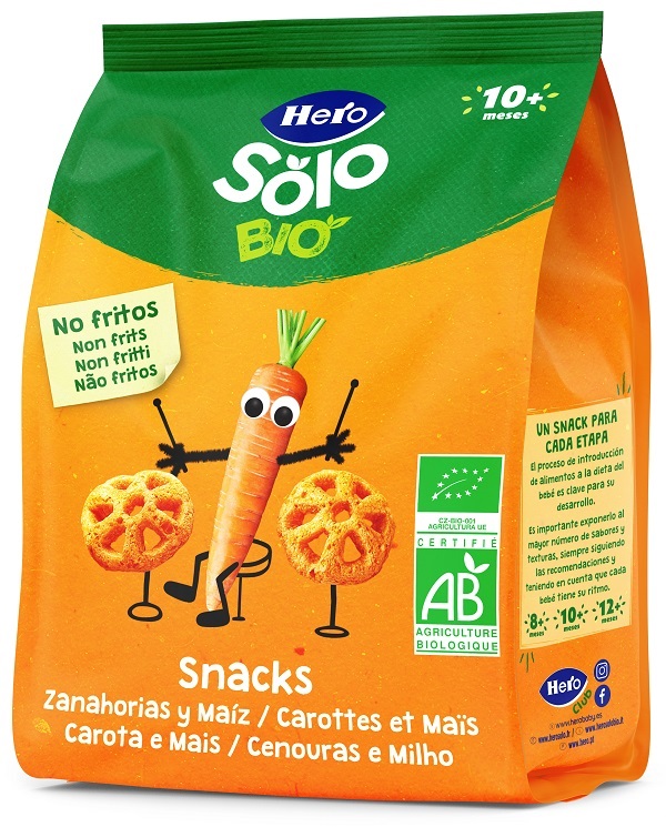 HERO BABY SOLO SNACK CAROTA MAIS 40 G - Farmacia Murachelli Di Putelli dr. Giovanni