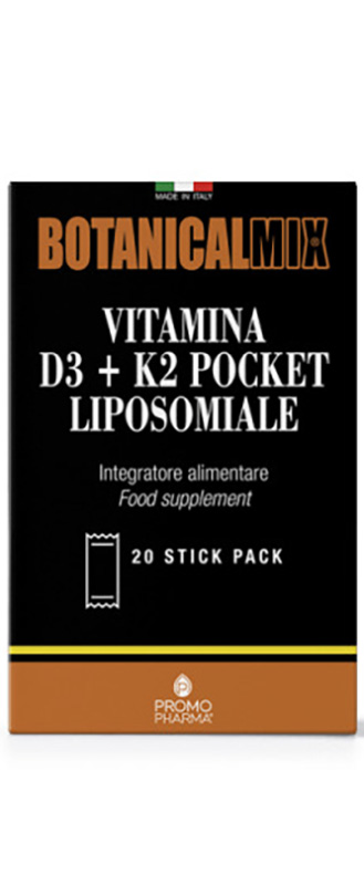VITAMINA D3 + K2 POCKET BOTANICAL MIX 30 STICK - Farmacia Murachelli Di Putelli dr. Giovanni