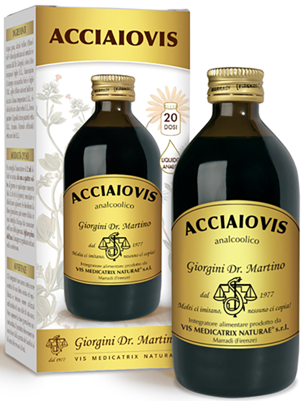 ACCIAIOVIS 200 ML LIQUIDO ANALCOLICO - Farmacia Murachelli Di Putelli dr. Giovanni