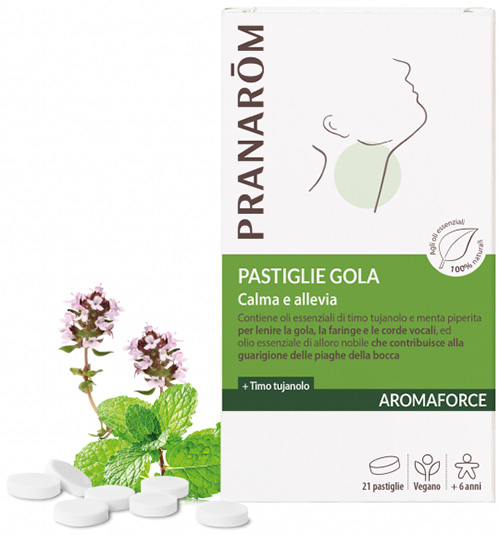 PRANAROM AROMAFORCE GOLA 21 PASTIGLIE MASTICABILI - Farmacia Murachelli Di Putelli dr. Giovanni