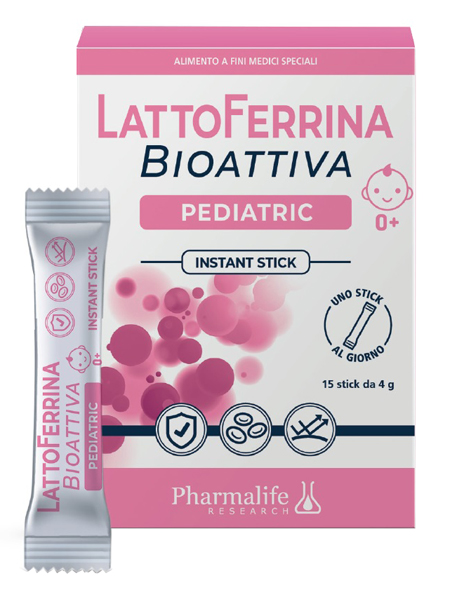 LATTOFERRINA BIOATTIVA PEDIATRIC 15 STICK 4 G - Farmacia Murachelli Di Putelli dr. Giovanni