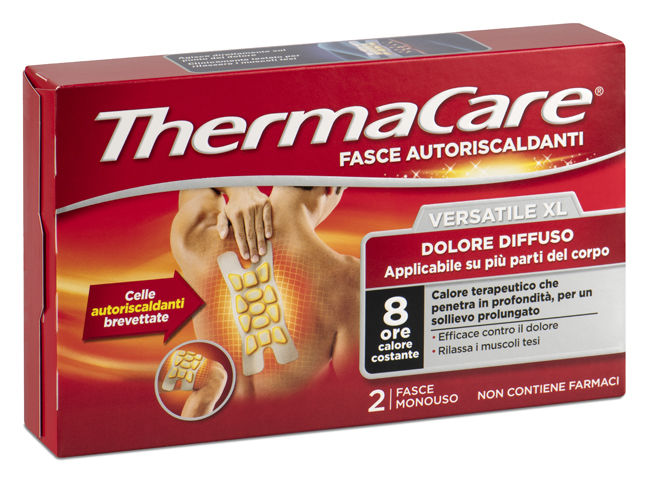 FASCIA AUTORISCALDANTE VERSATILE THERMACARE XL 2 PEZZI - Farmacia Murachelli Di Putelli dr. Giovanni