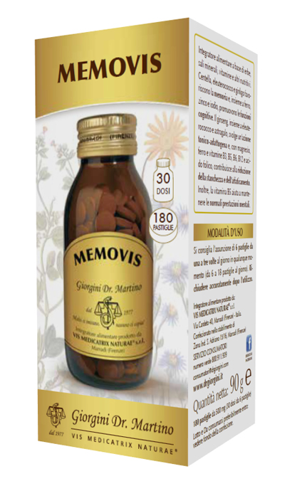 MEMOVIS 180 PASTIGLIE - Farmacia Murachelli Di Putelli dr. Giovanni