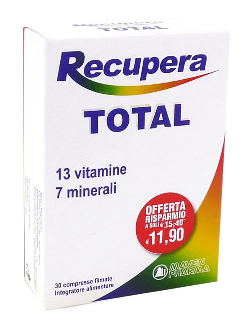 RECUPERA TOTAL 30 COMPRESSE - Farmacia Murachelli Di Putelli dr. Giovanni
