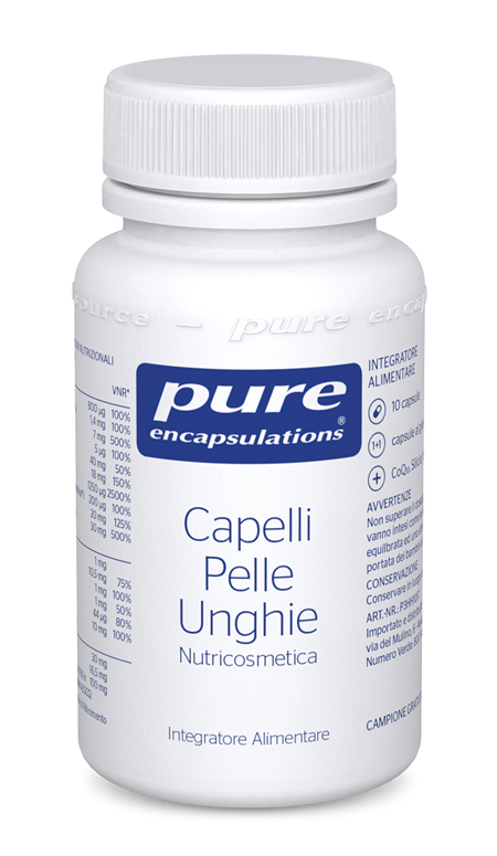 PURE ENCAPSULATIONS CAPELLI PELLE UNGHIE 30 CAPSULE - Farmacia Murachelli Di Putelli dr. Giovanni