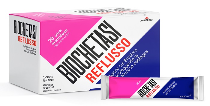 BIOCHETASI REFLUSSO 20 STICK AROMA ARANCIA - Farmacia Murachelli Di Putelli dr. Giovanni